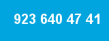 923 640 47 41 923 640 47 41